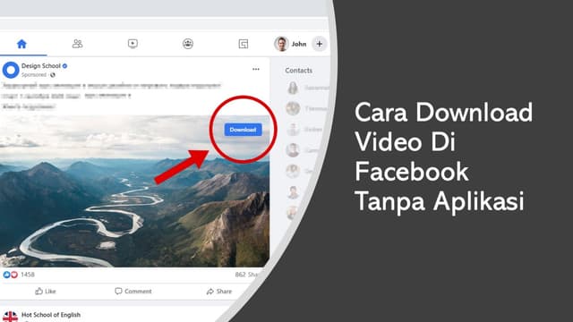 Cara Download Video Di Facebook Tanpa Aplikasi