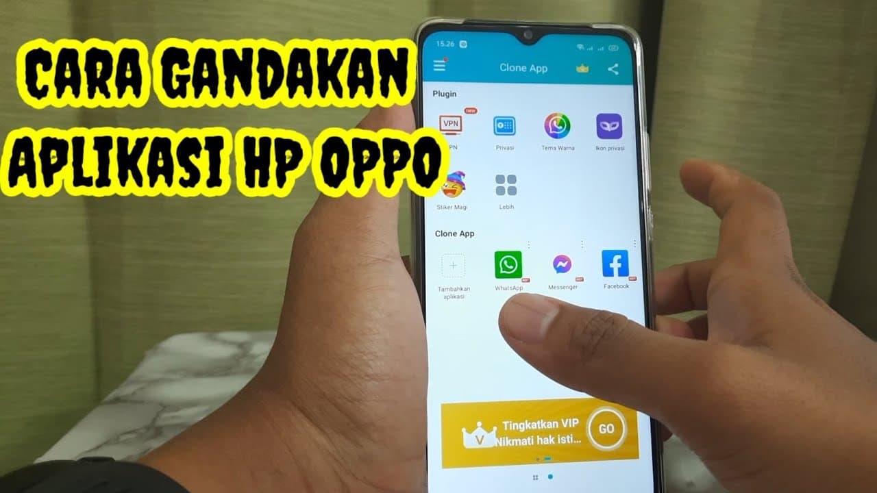 Cara Menggandakan Aplikasi di HP Oppo